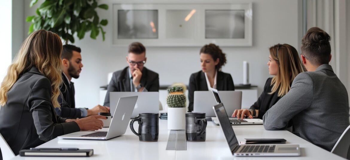 Kommunikation im Büro während dem Recruiting-Prozess für den Personalgewinn - Scout4Skills